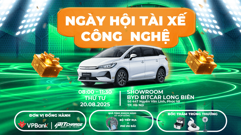 Ngày hội tài xế công nghệ cùng Grab và BYD tại Hà Nội