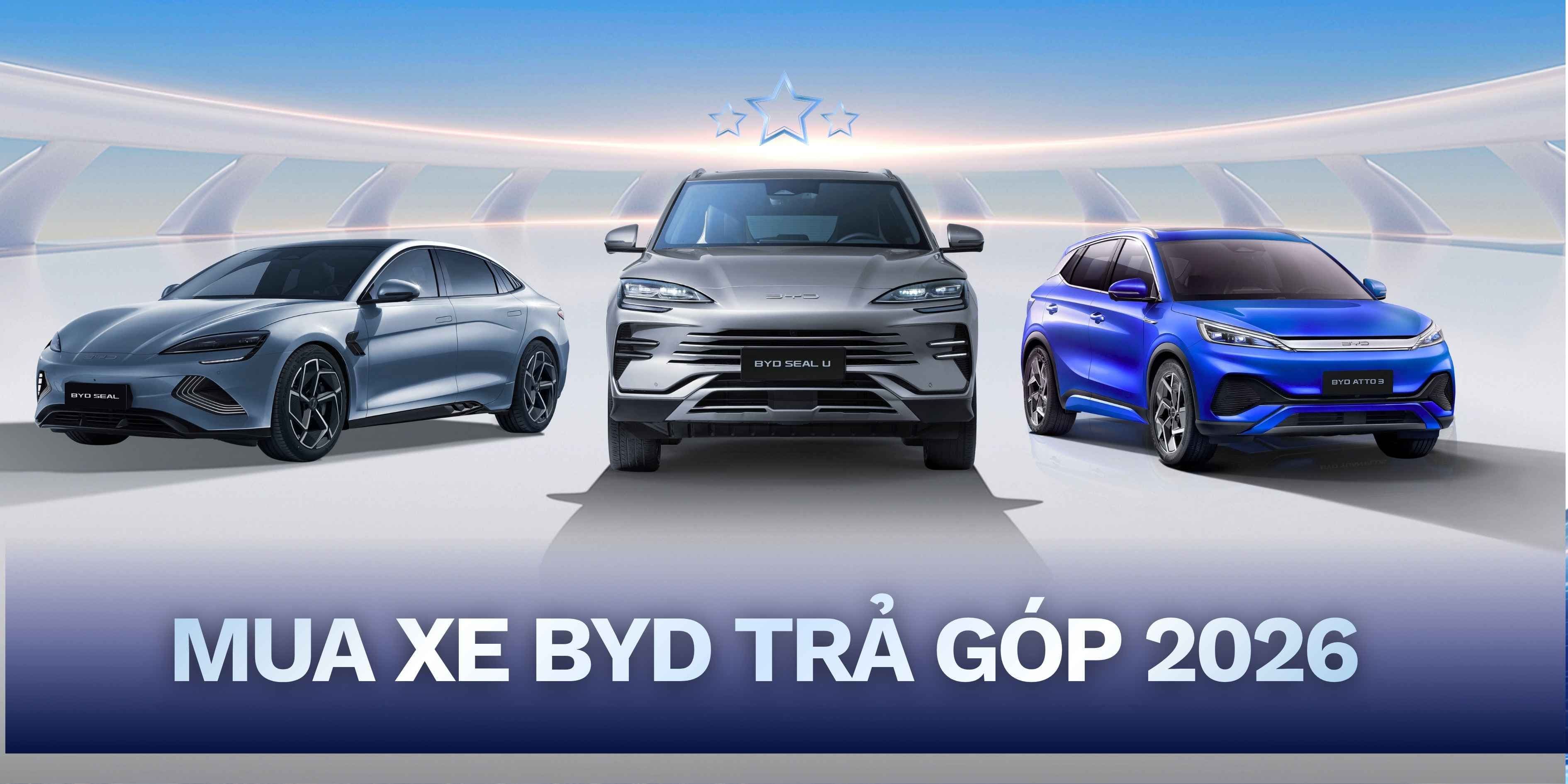 Mua xe BYD trả góp 2026: Lãi suất & trả trước bao nhiêu?