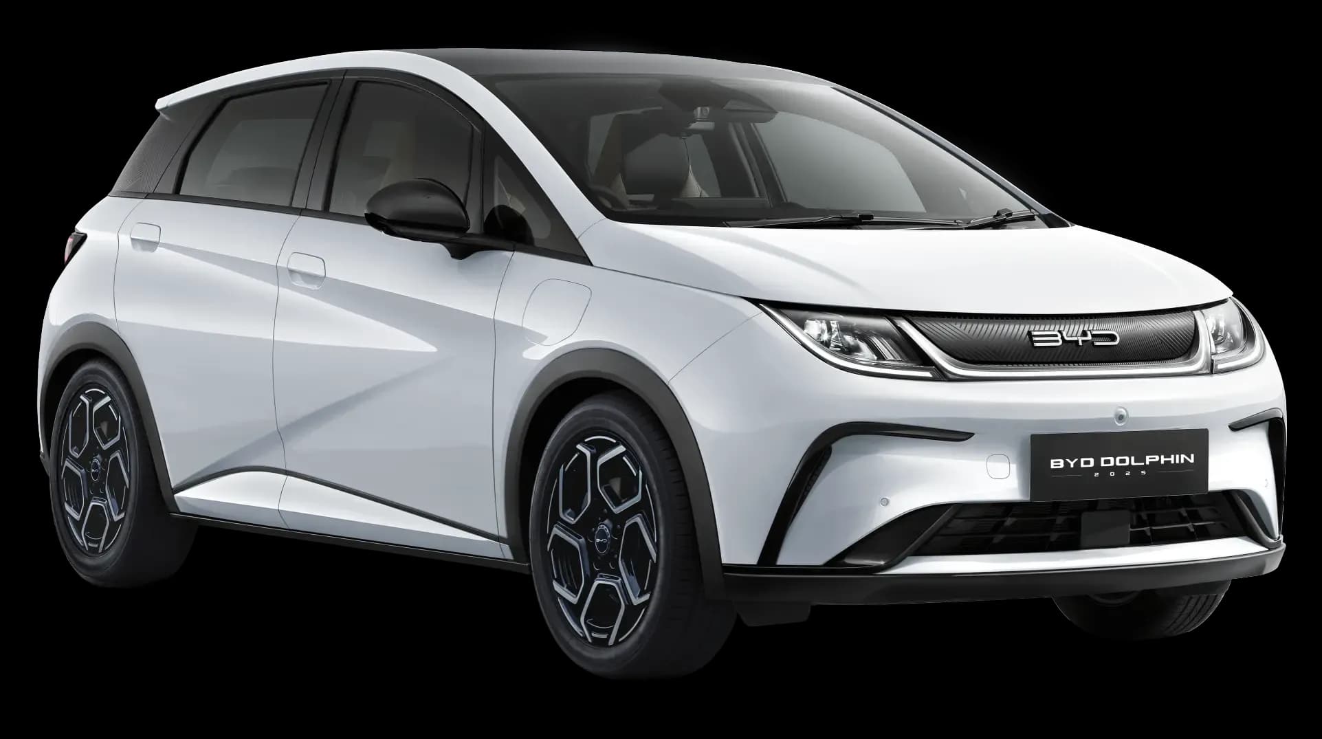 BYD Dolphin màu trắng Ski White ngoại thất hatchback điện đô thị