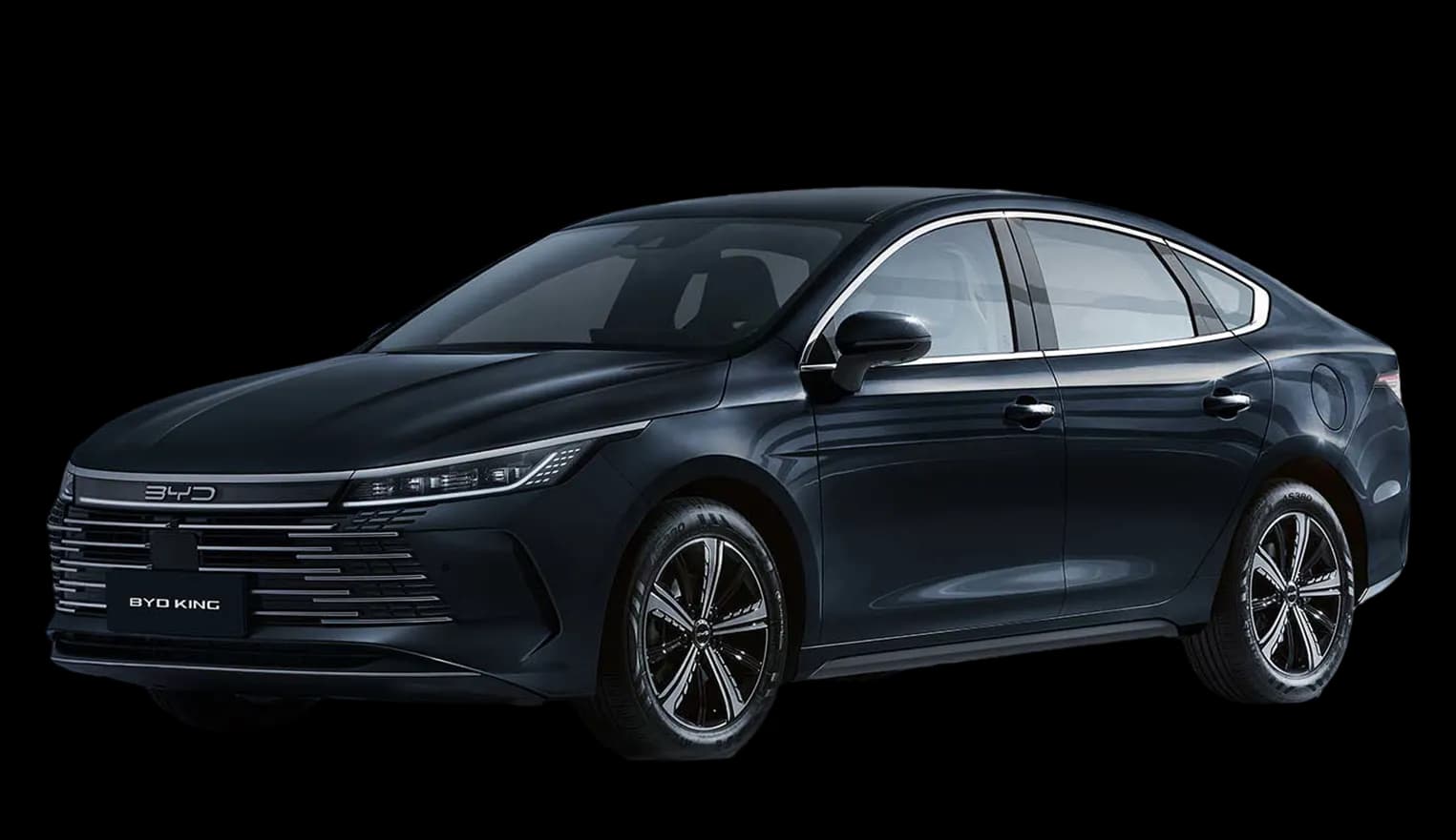 BYD Seal 5 màu đen Cosmos Black ngoại thất sedan plug-in hybrid