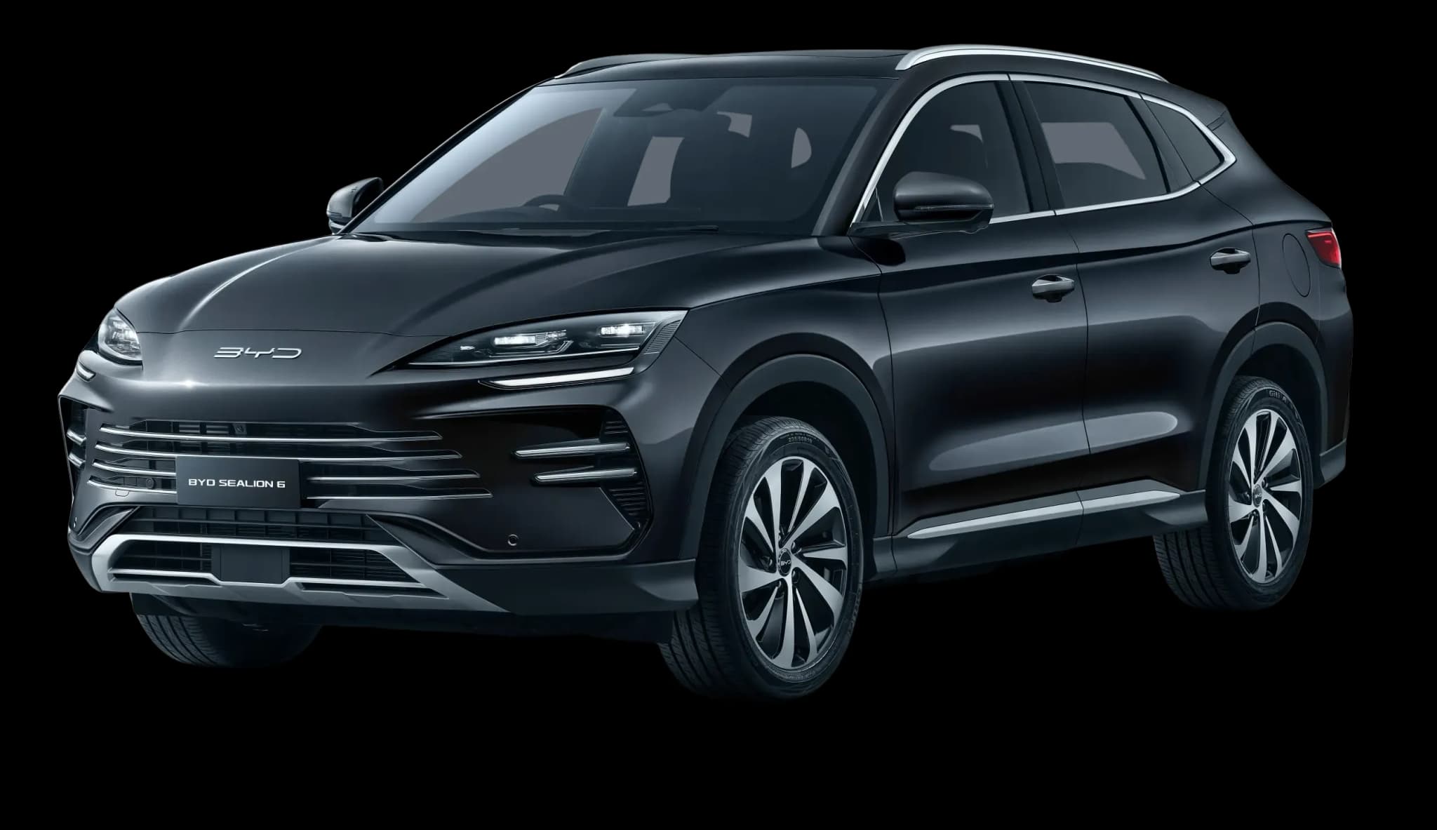 BYD Sealion 6 màu đen Delan Black ngoại thất SUV Plug-in Hybrid