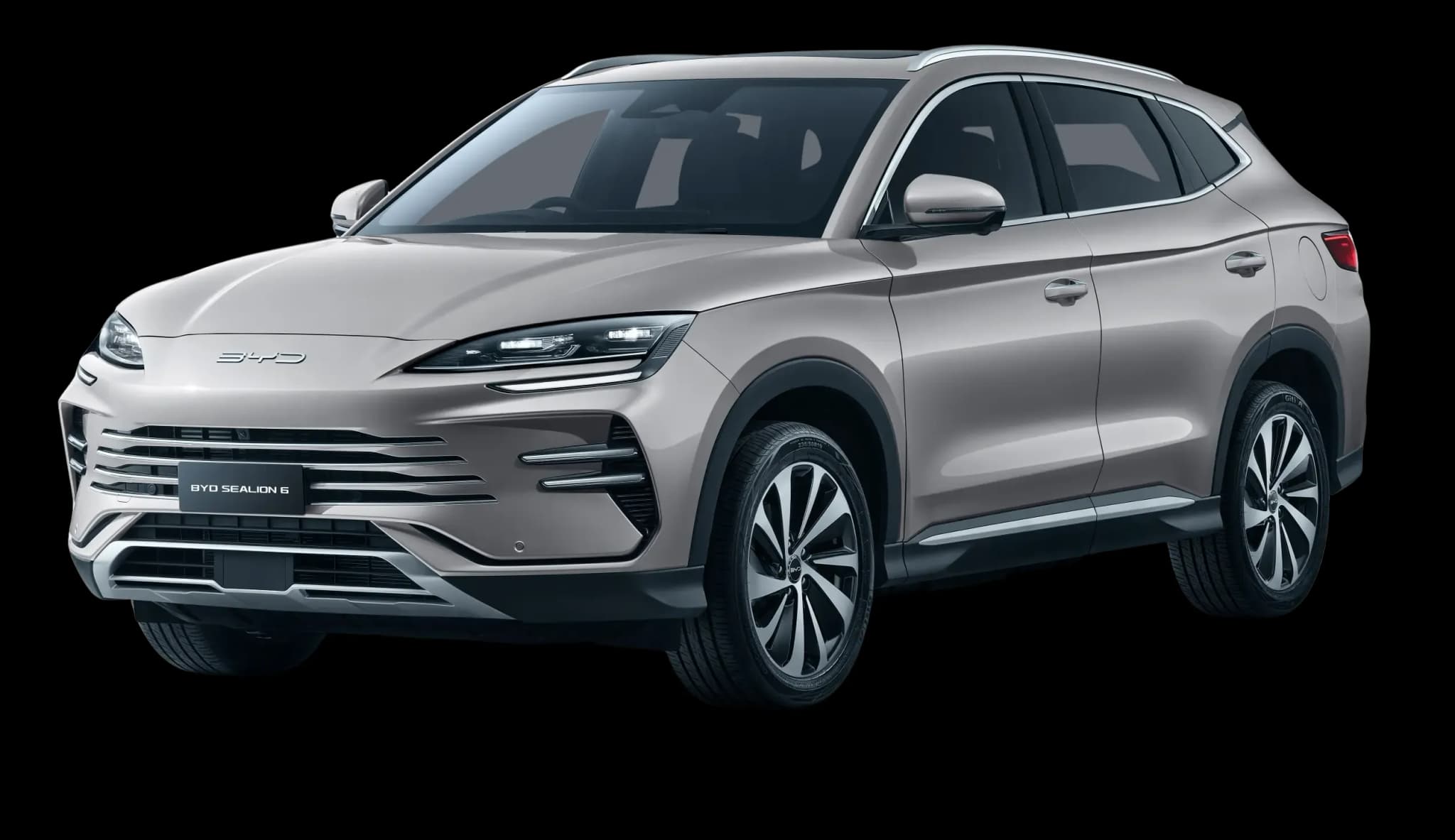 BYD Sealion 6 màu xám Stone Grey ngoại thất SUV Plug-in Hybrid
