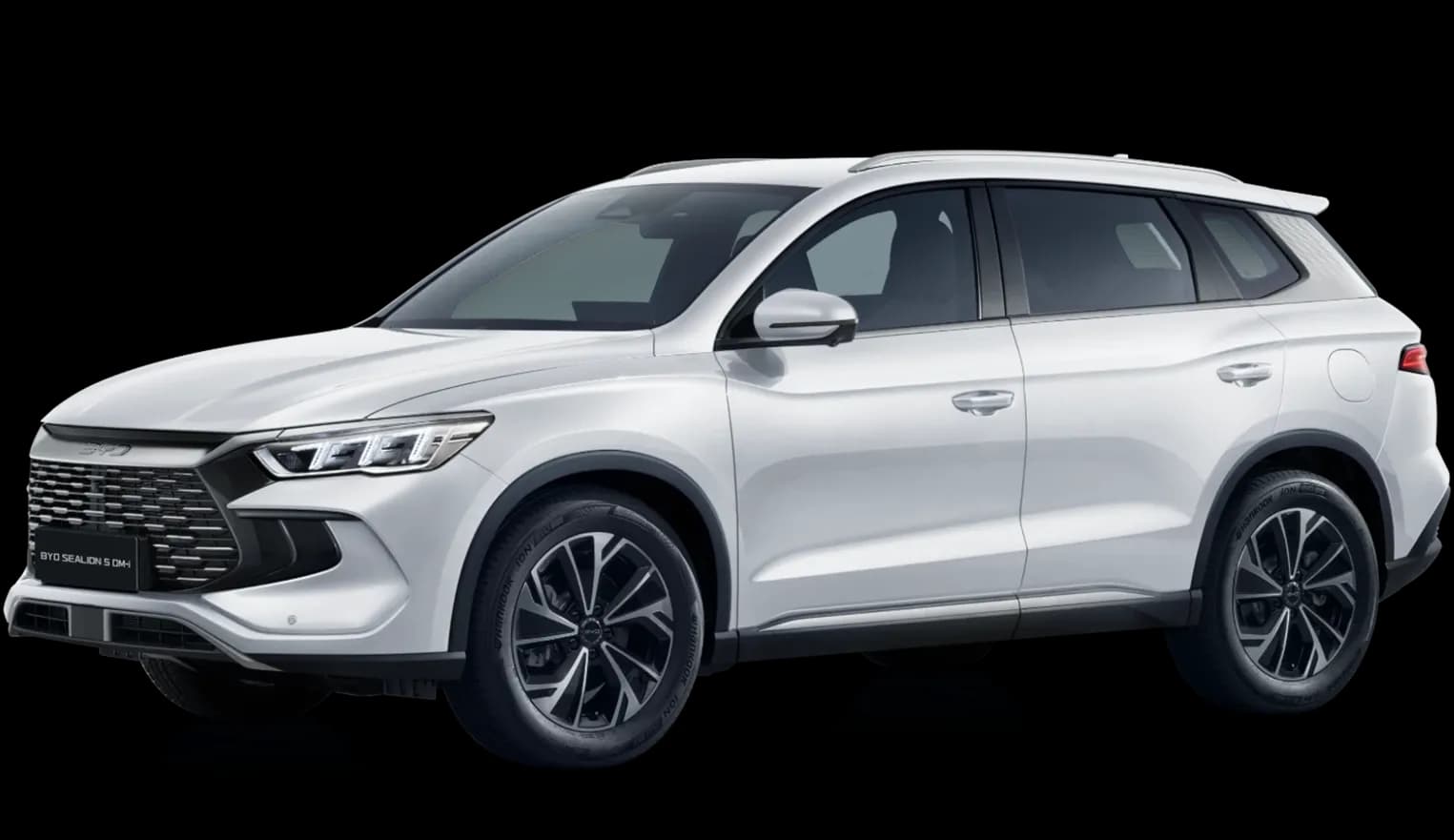 BYD Sealion 5 màu trắng Ski White ngoại thất SUV plug-in hybrid