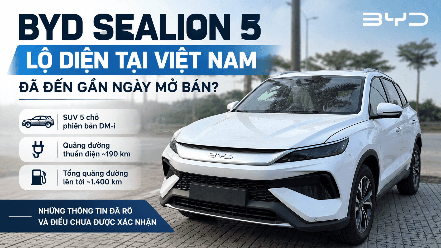 BYD Sealion 5 lộ diện tại Việt Nam: Đã đến gần ngày mở bán?