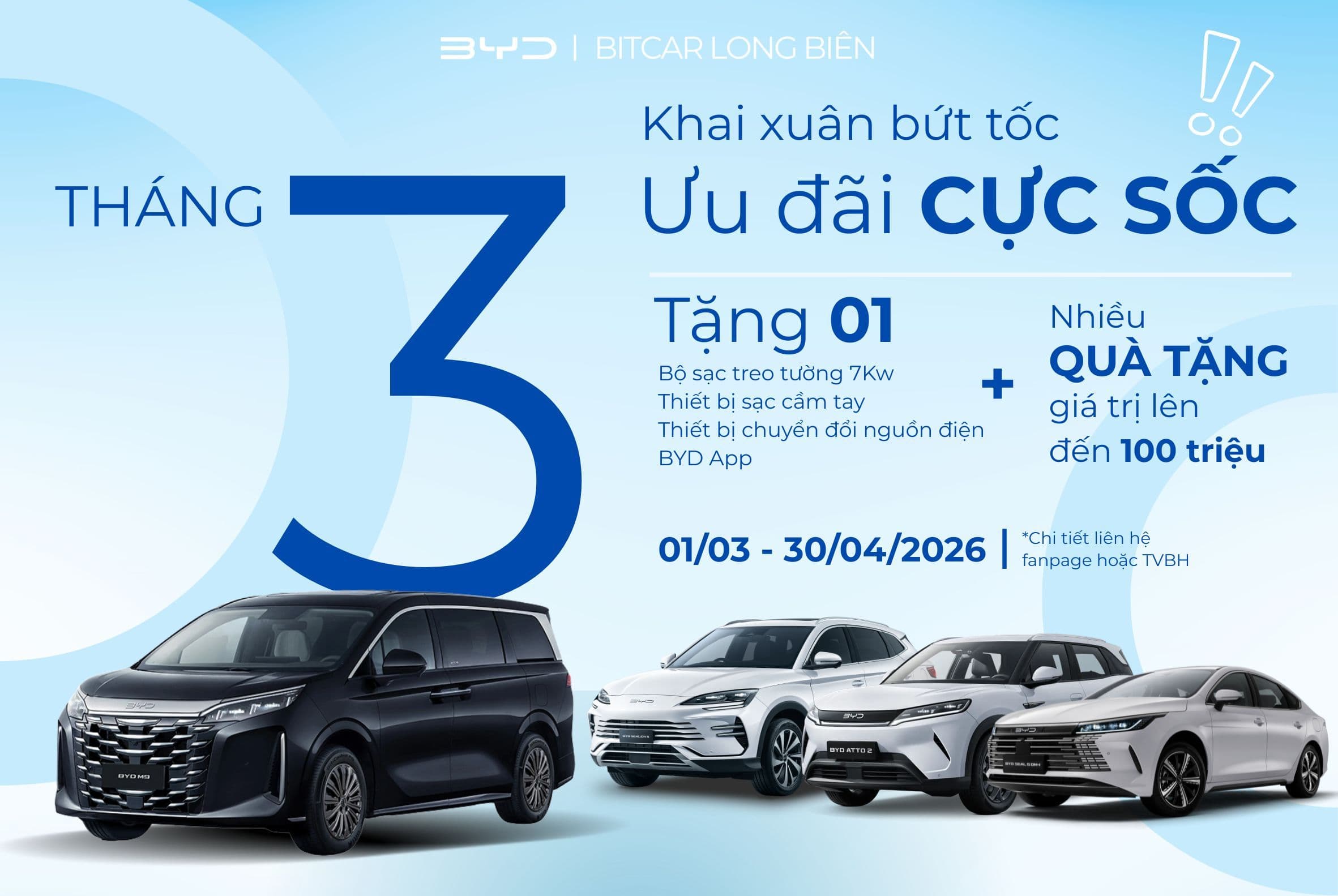BYD Việt Nam tung ưu đãi "khủng" cho 8 dòng xe điện: Khai xuân Bính Ngọ, rước xe cực hời!