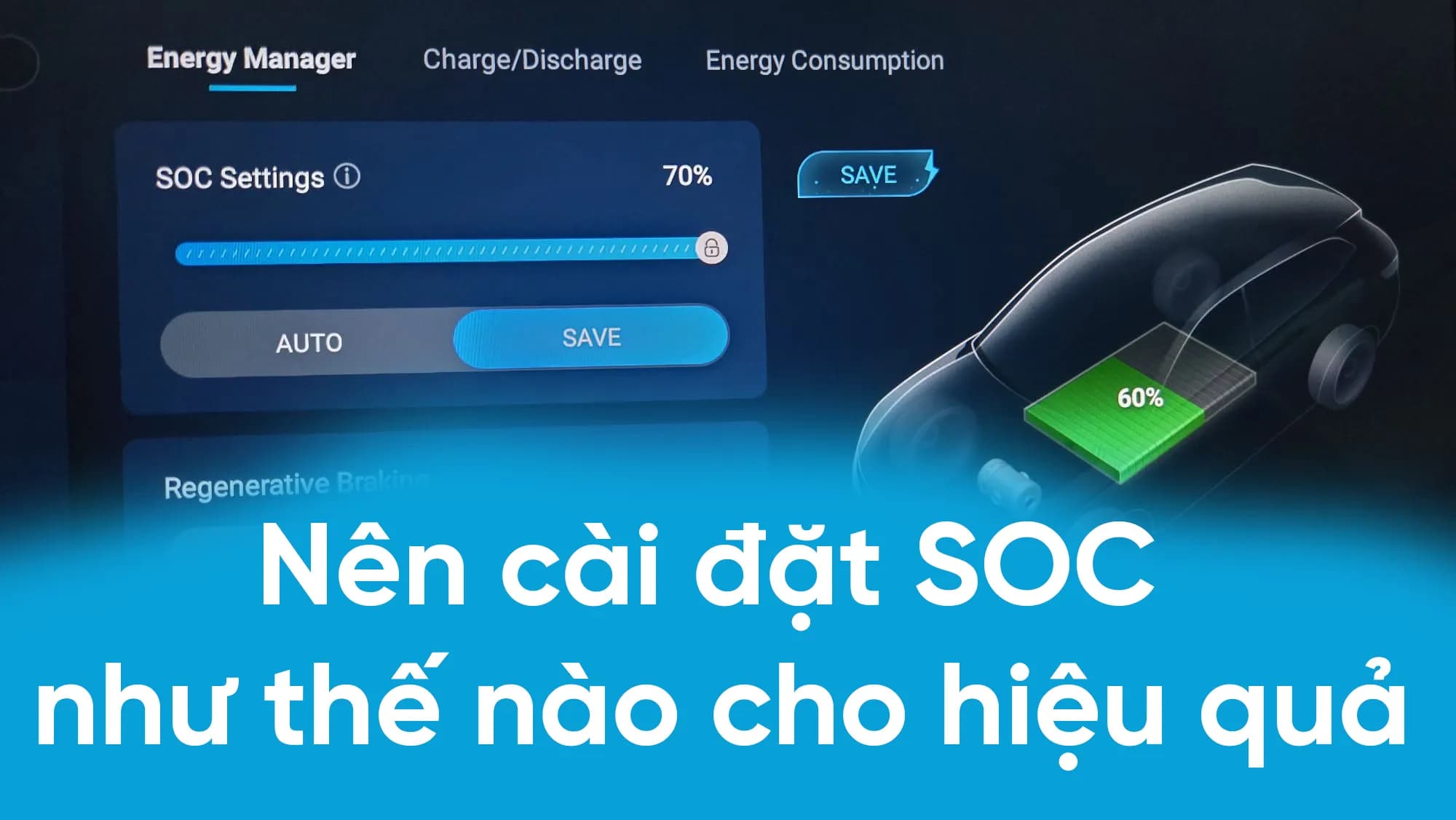 Hướng dẫn cài đặt SOC trên xe BYD DM-i: Tối ưu xăng và pin hiệu quả