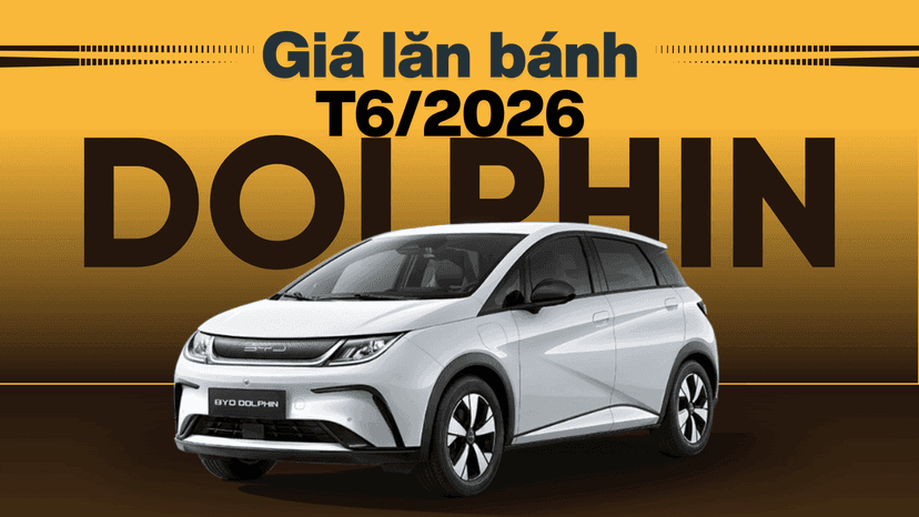 Giá BYD Dolphin tháng 6/2026: lăn bánh Hà Nội bao nhiêu?