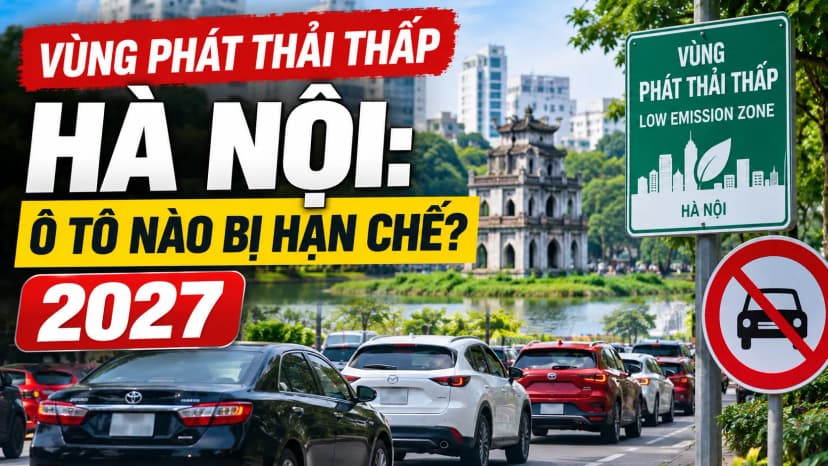 Vùng phát thải thấp Hà Nội: ô tô nào bị hạn chế 2027