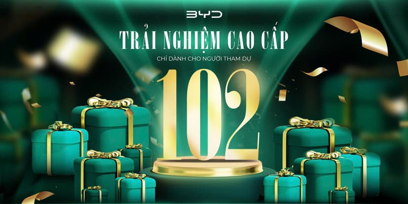 BYD – Ngày Hội 102: Sự kiện ưu đãi lớn dành cho tài xế Grab tại Hà Nội