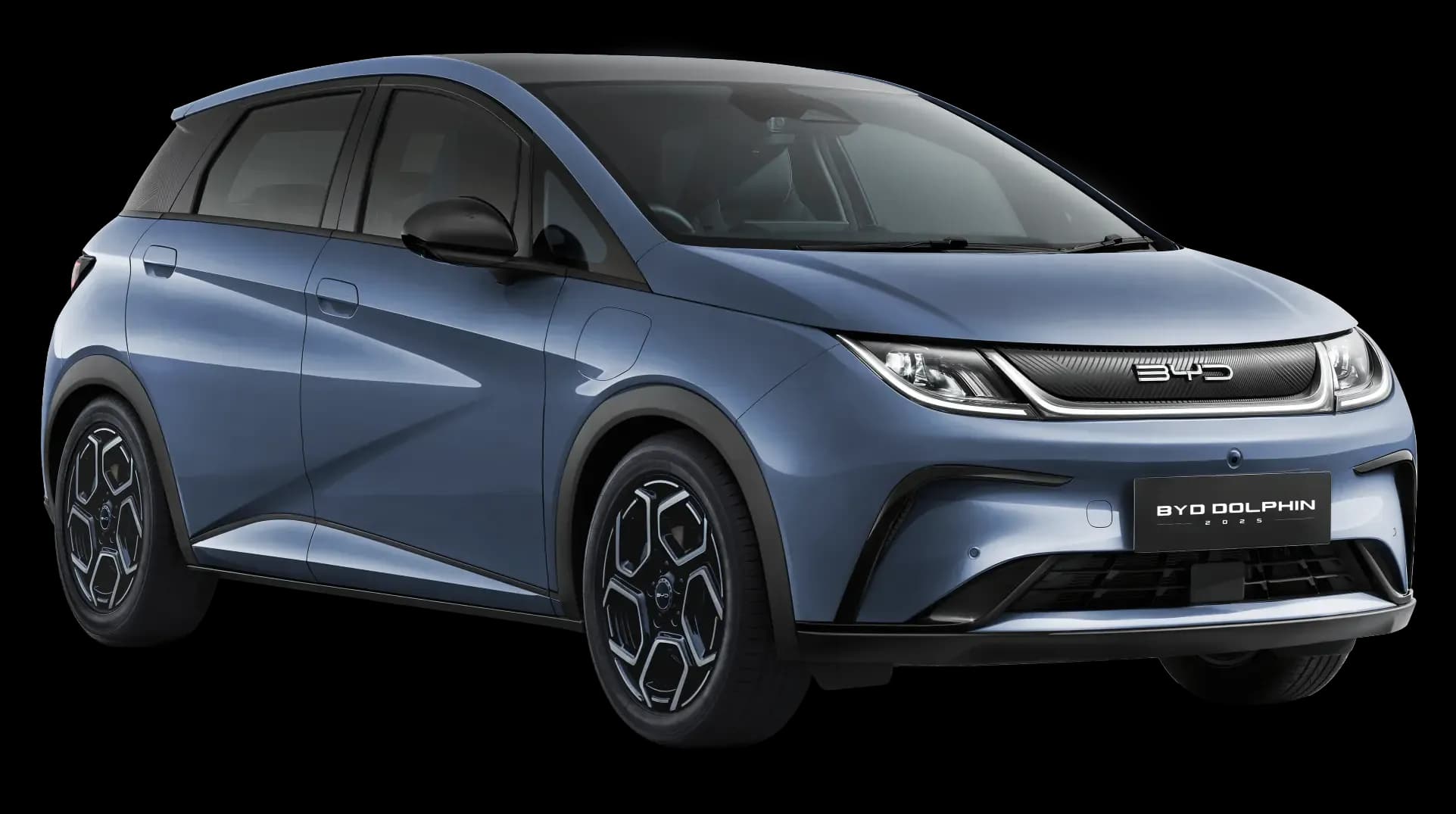 BYD Dolphin màu xám Atlantis Grey ngoại thất hatchback điện đô thị
