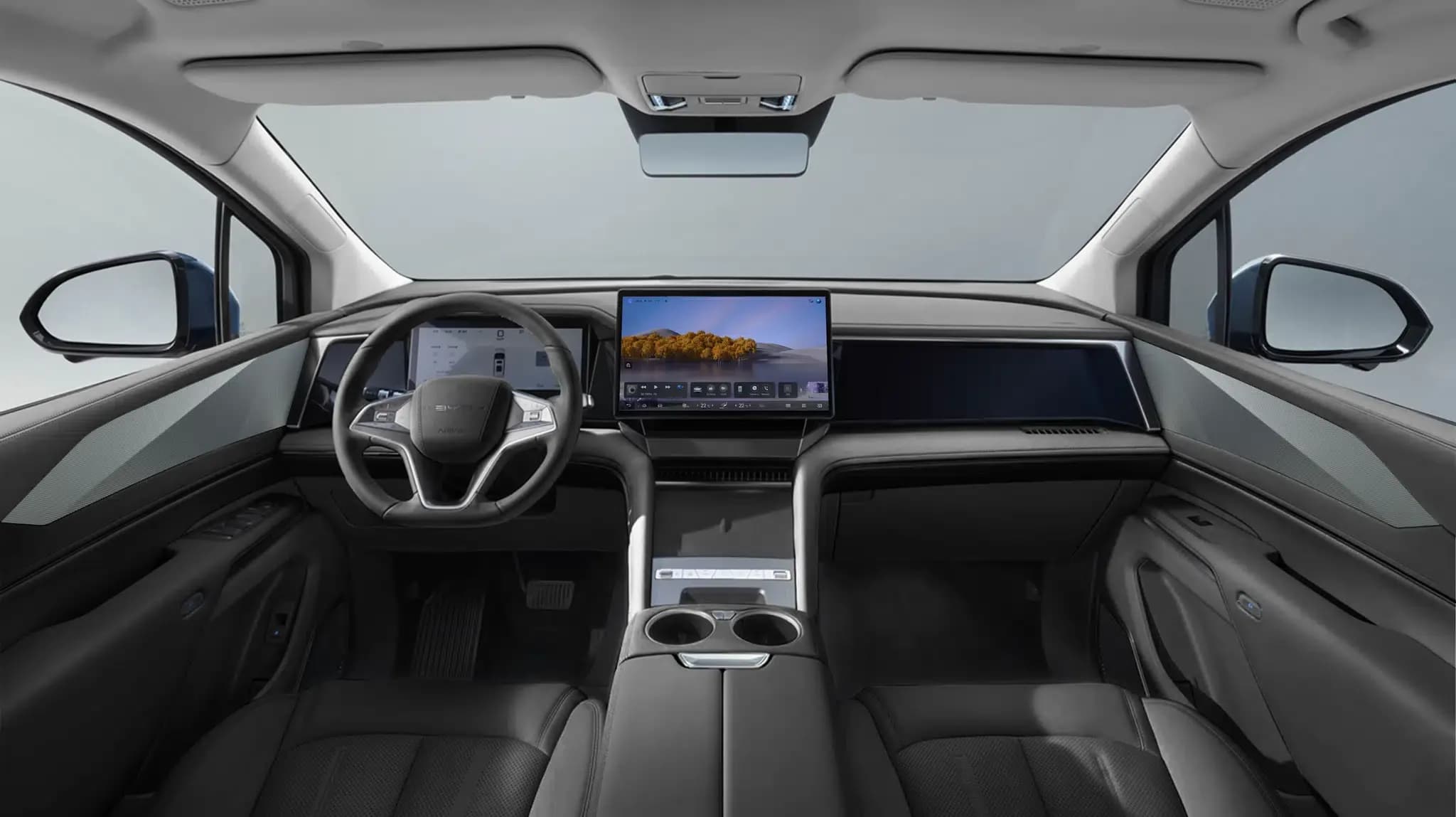 Màn hình giải trí 15,6 inch xoay linh hoạt trên BYD M9