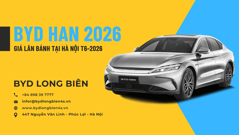 BYD Han lăn bánh tại Hà Nội bao nhiêu tiền?