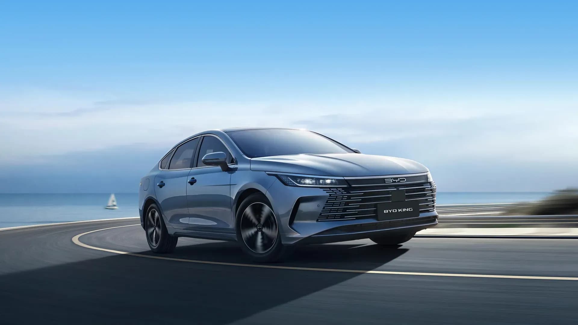 Thiết kế đầu xe BYD Seal 5 với ngôn ngữ Ocean Aesthetics