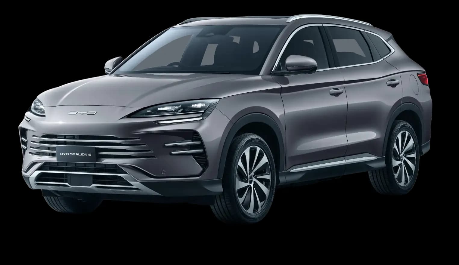 BYD Sealion 6 màu xám Harbour Grey ngoại thất SUV Plug-in Hybrid