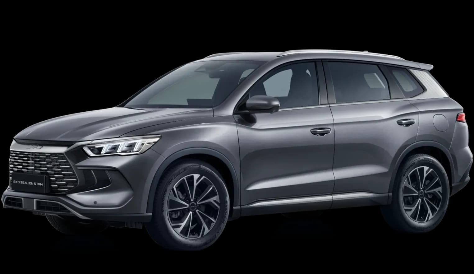 BYD Sealion 5 màu xám Time Grey ngoại thất SUV plug-in hybrid