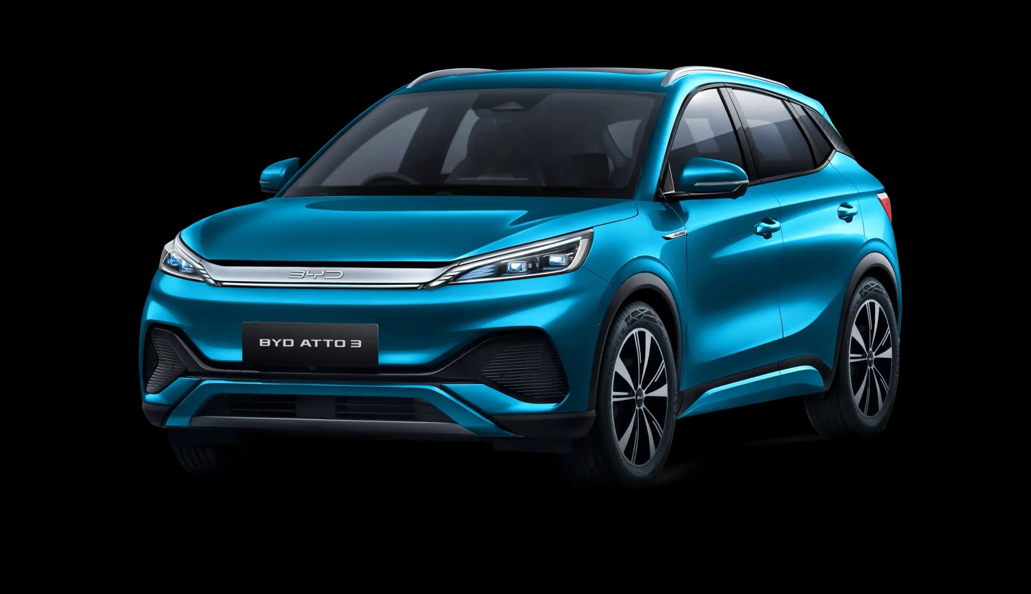 BYD Atto 3 in Surf Blue